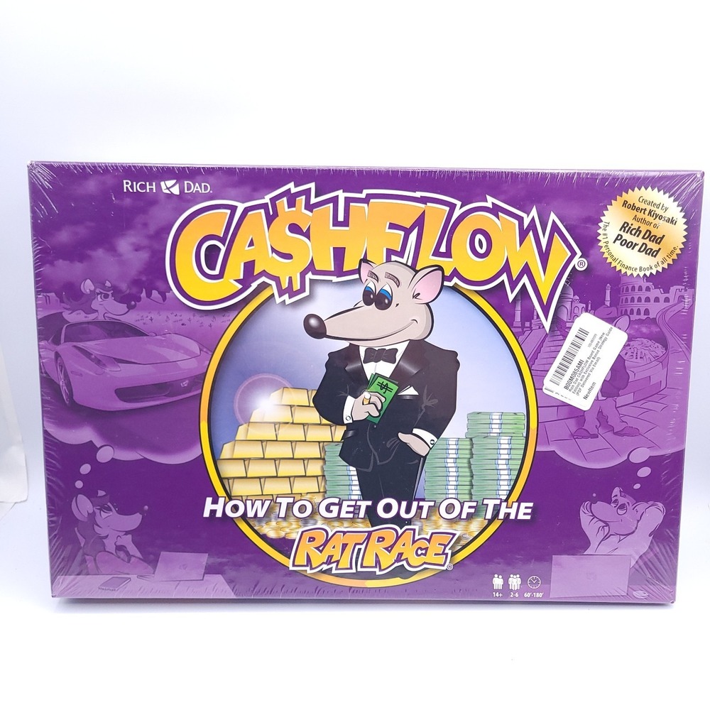Cashflow How to Get Out of the Rat Race Board Game Robert Kiyosaki New Sealed